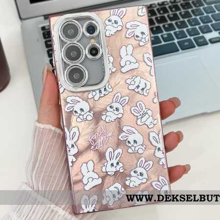 Deksel Samsung Galaxy S25 Ultra 5g Mobildeksel Morsomme Kaniner Med Linsebeskytter