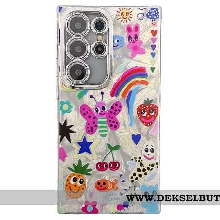 Deksel Samsung Galaxy S25 Ultra 5g Mobildeksel Morsomme Sommerfugler