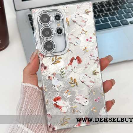 Deksel Samsung Galaxy S25 Ultra 5g Mobildeksel Mønster Med Linsebeskytter