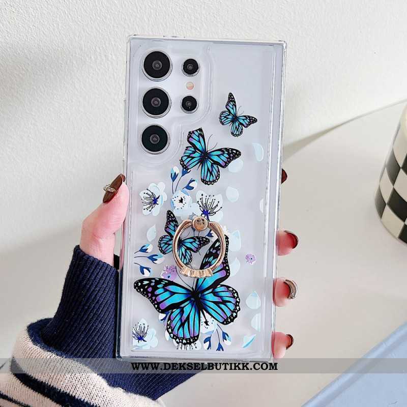 Deksel Samsung Galaxy S25 Ultra 5g Mobildeksel Mønstret Ringholder