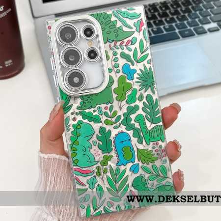 Deksel Samsung Galaxy S25 Ultra 5g Morsomme Dinosaurer Med Linsebeskytter Beskyttelse Deksel