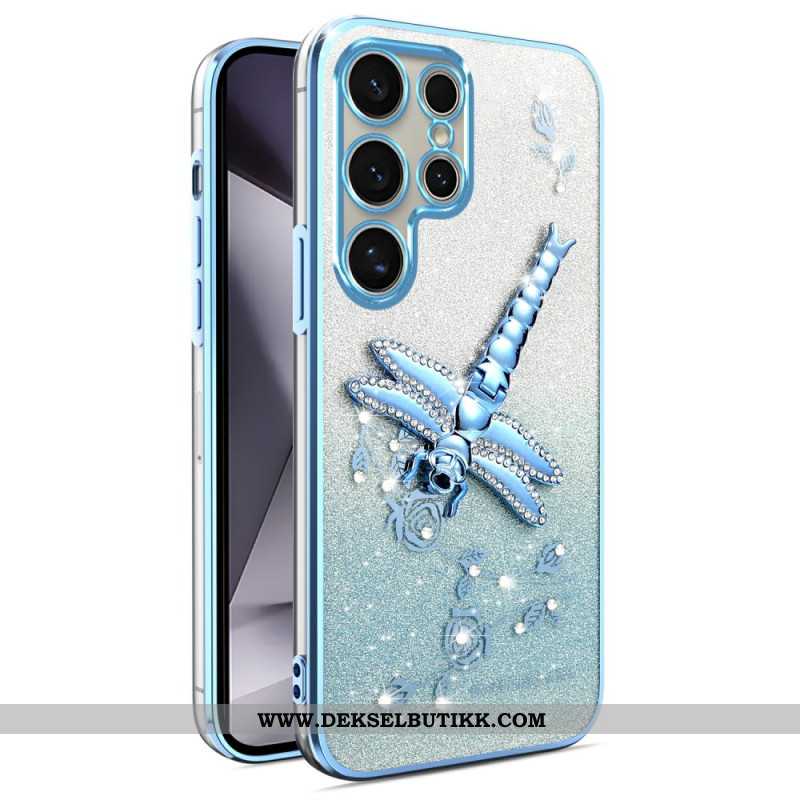 Deksel Samsung Galaxy S25 Ultra 5g Øyenstikker-stativ Beskyttelse Deksel