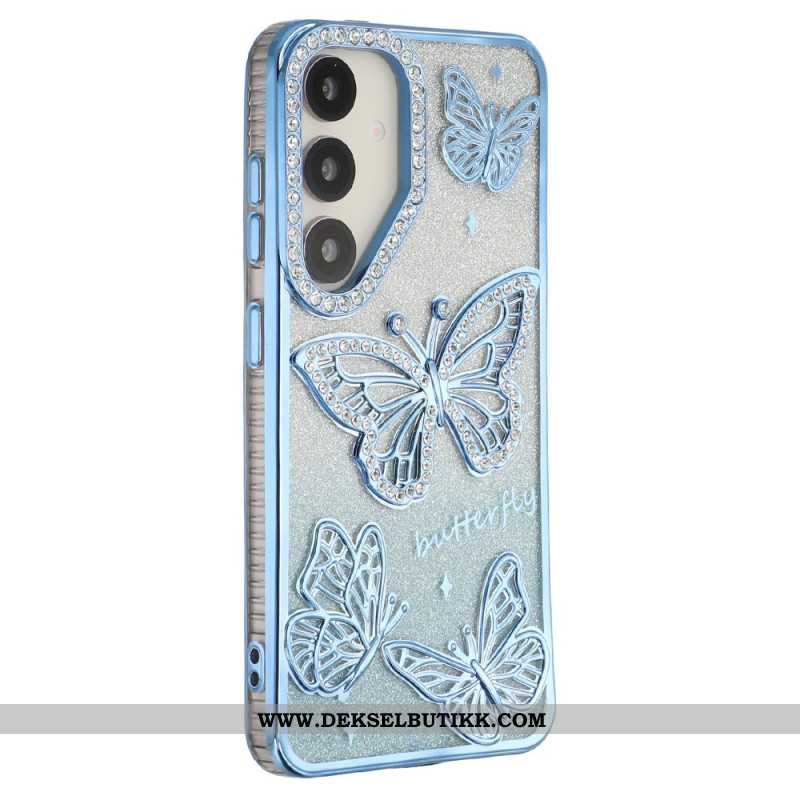 Deksel Samsung Galaxy S26 3d-sommerfugler Og Strass