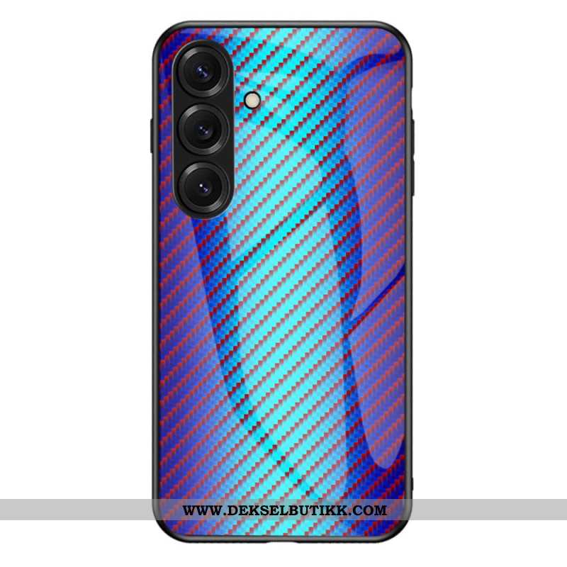 Deksel Samsung Galaxy S26 Karbonfiber Herdet Glass
