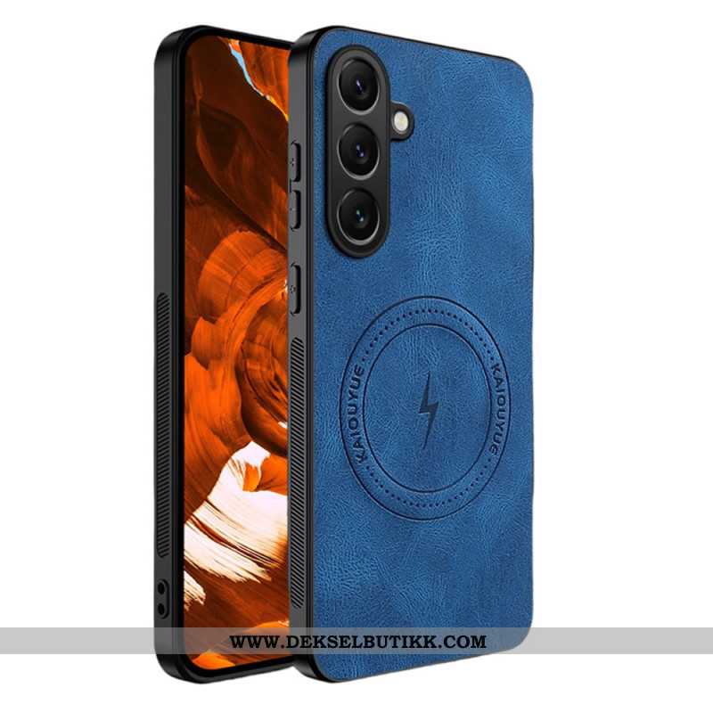 Deksel Samsung Galaxy S26 Magnetisk Med Skinneffekt Beskyttelse Deksel