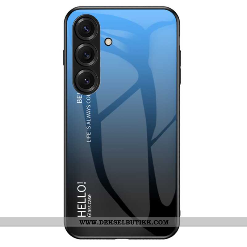 Deksel Samsung Galaxy S26 Mobildeksel Hello Herdet Glass