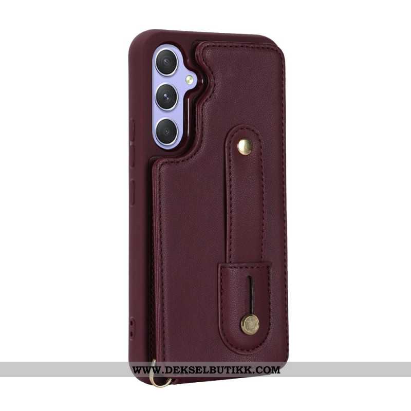 Deksel Samsung Galaxy S26 Mobildeksel Kortholder Og Skulderstropp