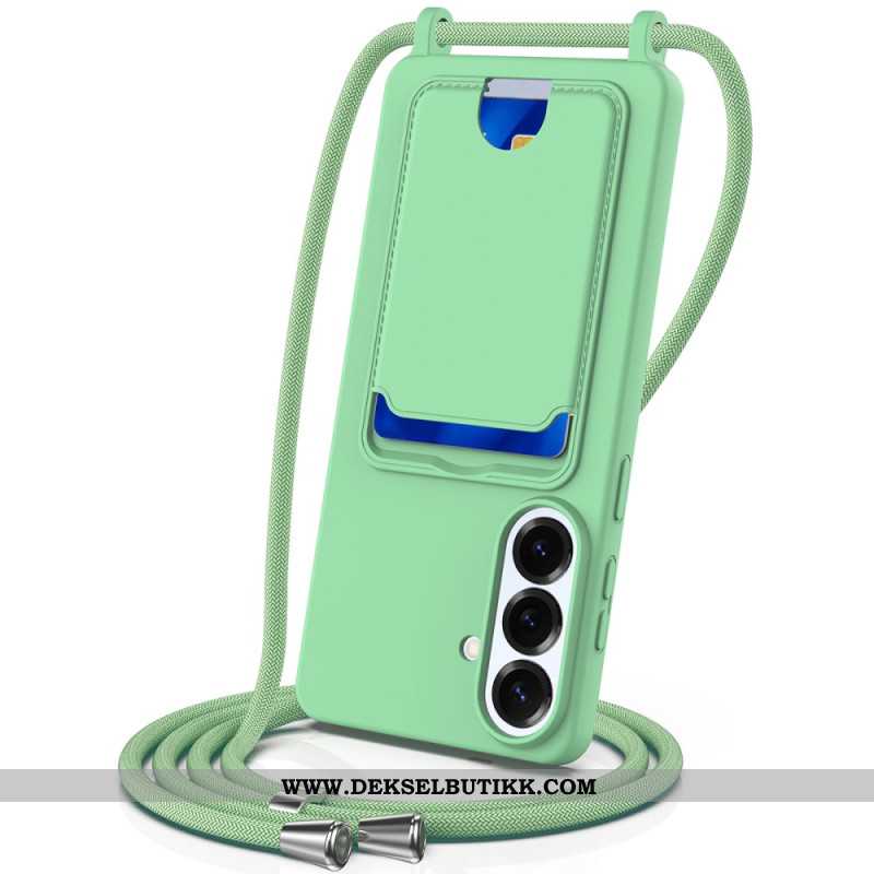 Deksel Samsung Galaxy S26 Plus Kortholder Og Snor