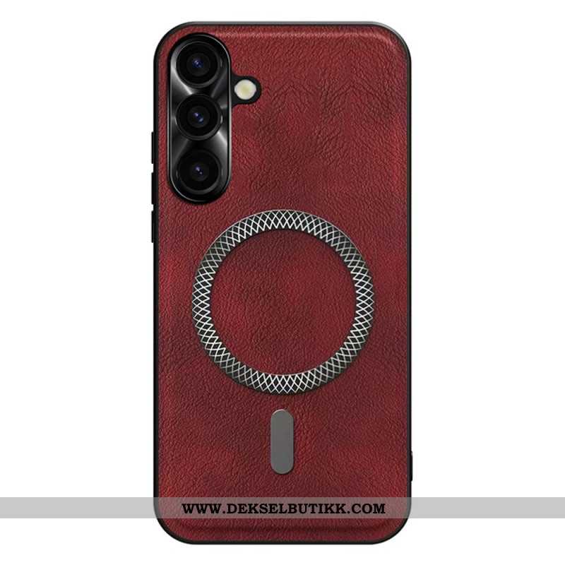 Deksel Samsung Galaxy S26 Plus Læreffekt Og Metalllinseramme Beskyttelse Deksel