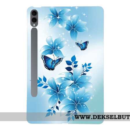 Deksel Samsung Galaxy Tab S11 Ultra Mobildeksel Blå Sommerfugler
