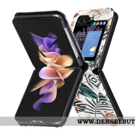 Deksel Samsung Galaxy Z Flip 7 Fe Blad Og Blomster Beskyttelse Deksel