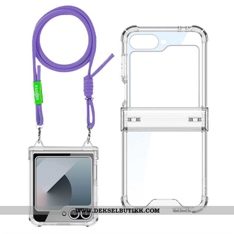 Deksel Samsung Galaxy Z Flip 7 Fe Gjennomsiktig Beskyttelse Deksel