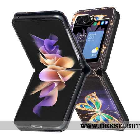 Deksel Samsung Galaxy Z Flip 7 Fe Juvelbesatt Sommerfugl