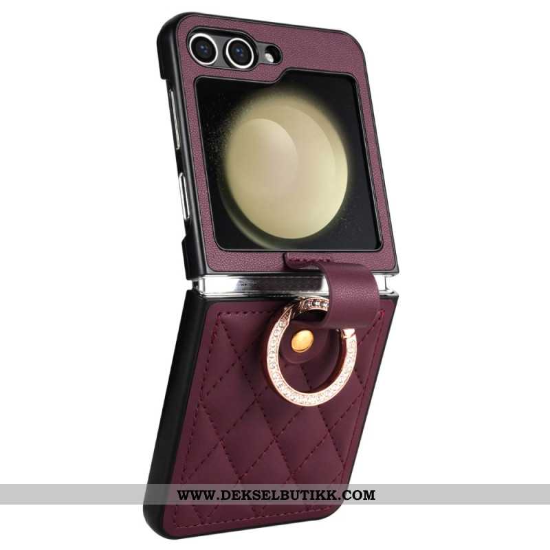 Deksel Samsung Galaxy Z Flip 7 Fe Klassisk Quiltet