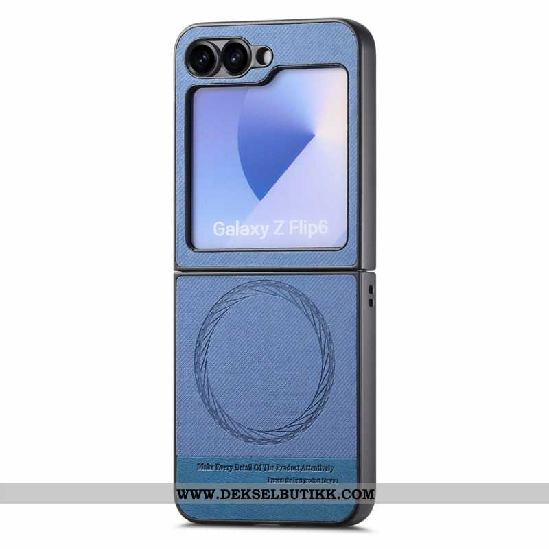 Deksel Samsung Galaxy Z Flip 7 Fe Magsafe-kompatibel Denim Tekstur Beskyttelse Deksel