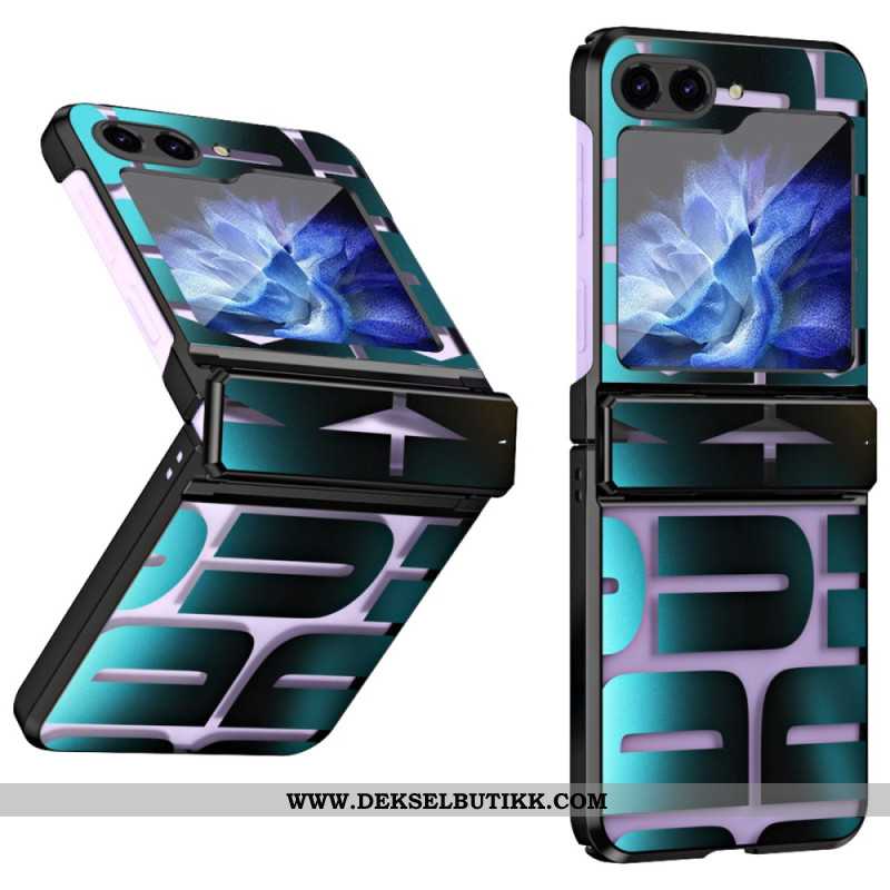 Deksel Samsung Galaxy Z Flip 7 Fe Mobildeksel Bokstaver Med Herdet Glassfilm