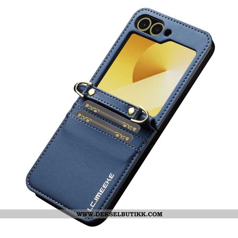 Deksel Samsung Galaxy Z Flip 7 Fe Mobildeksel Kortholder Og Lang Stropp