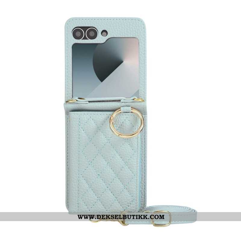 Deksel Samsung Galaxy Z Flip 7 Fe Mobildeksel Vattert Med Skulderstropp