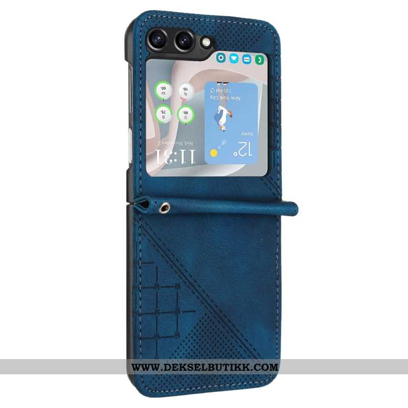 Deksel Samsung Galaxy Z Flip 7 Fe Mønstret Lommebok