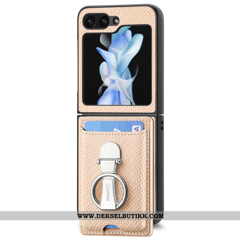 Deksel Samsung Galaxy Z Flip 7 Fe Sammenleggbart Stativ Og Kortholder