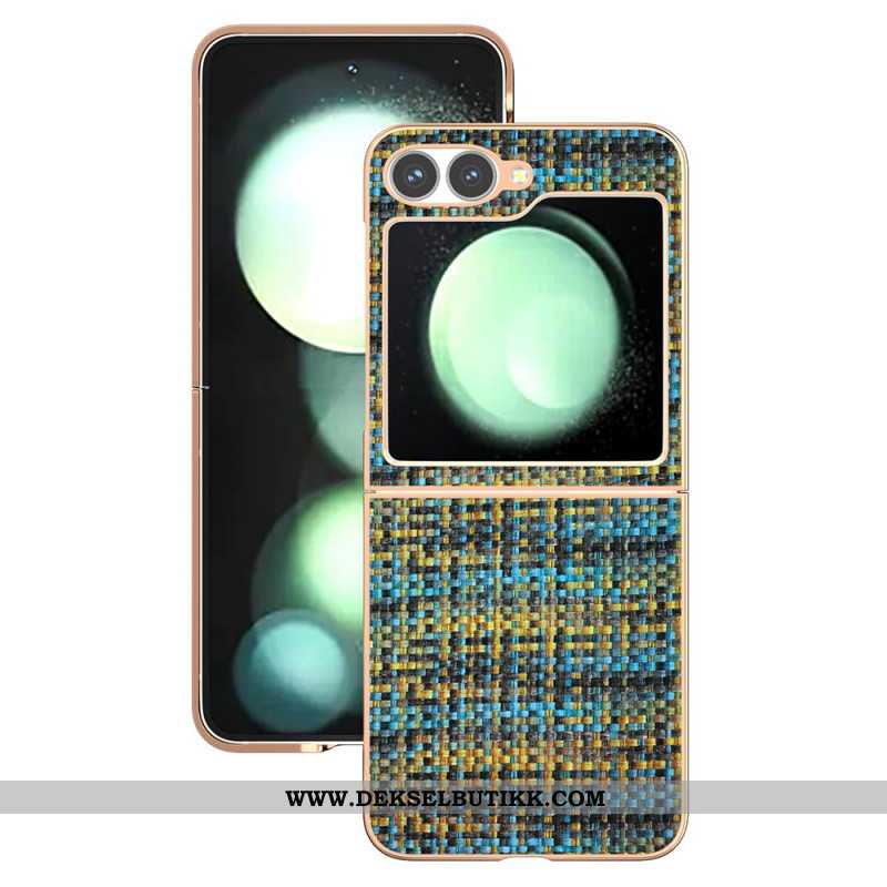 Deksel Samsung Galaxy Z Flip 7 Fe Teksturert Kunstskinn