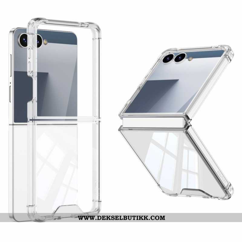 Deksel Samsung Galaxy Z Flip 7 Gkk Metallic Style Felg Beskyttelse Deksel