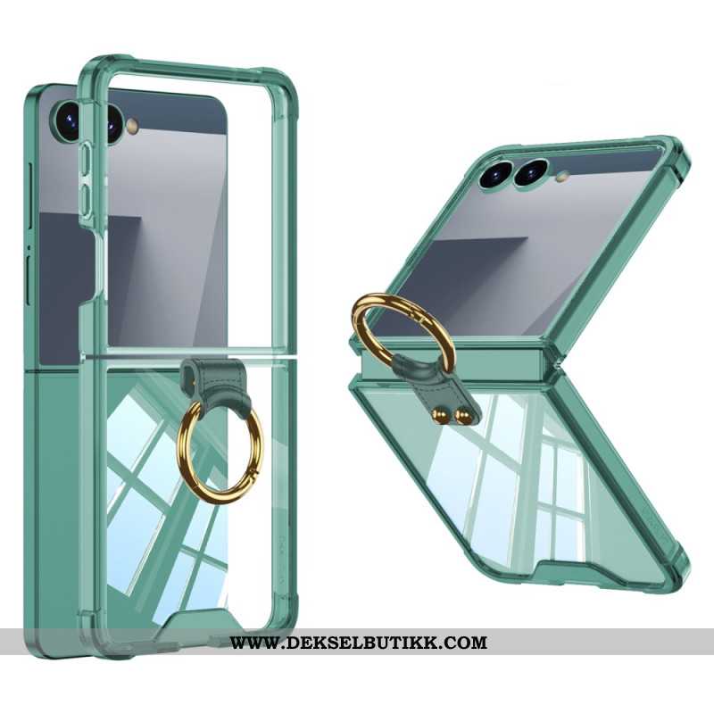 Deksel Samsung Galaxy Z Flip 7 Mobildeksel Ringholder Og Beskyttelse Støtsikker