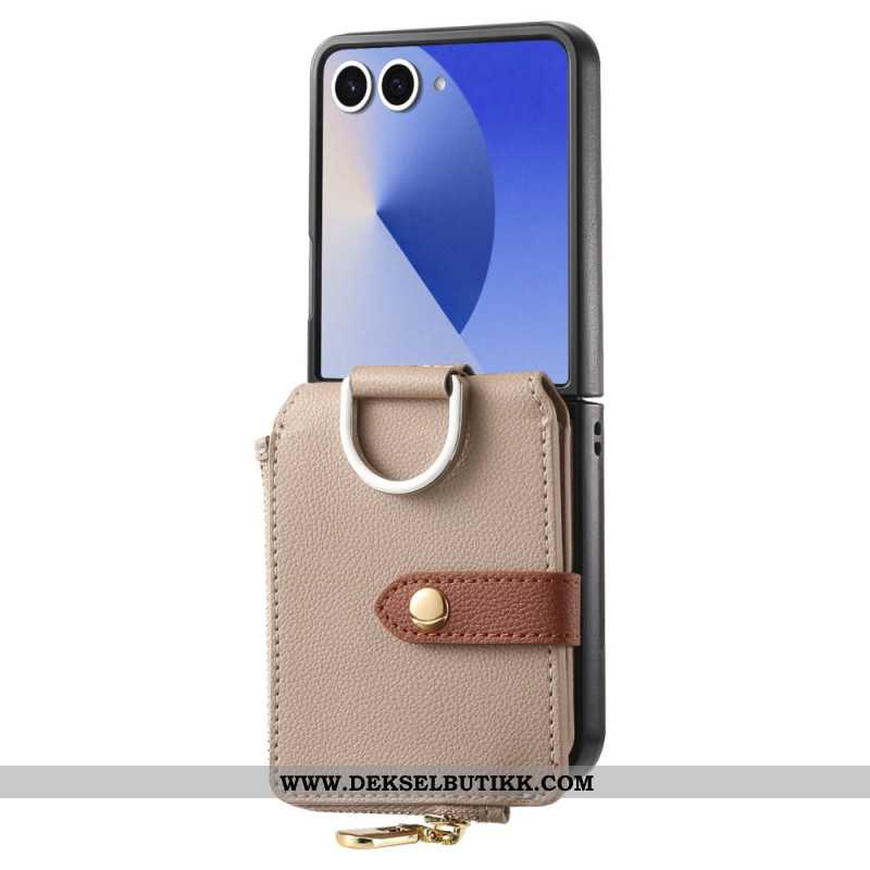 Deksel Samsung Galaxy Z Flip 7 Myntveske Og Ringholder