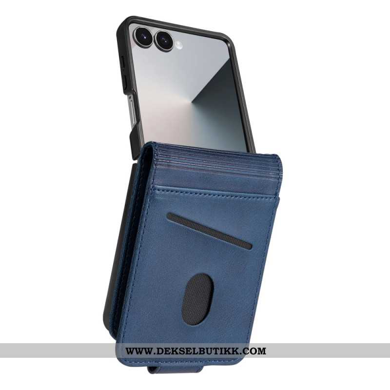 Deksel Samsung Galaxy Z Flip 7 Stilig Kortholder Beskyttelse Deksel