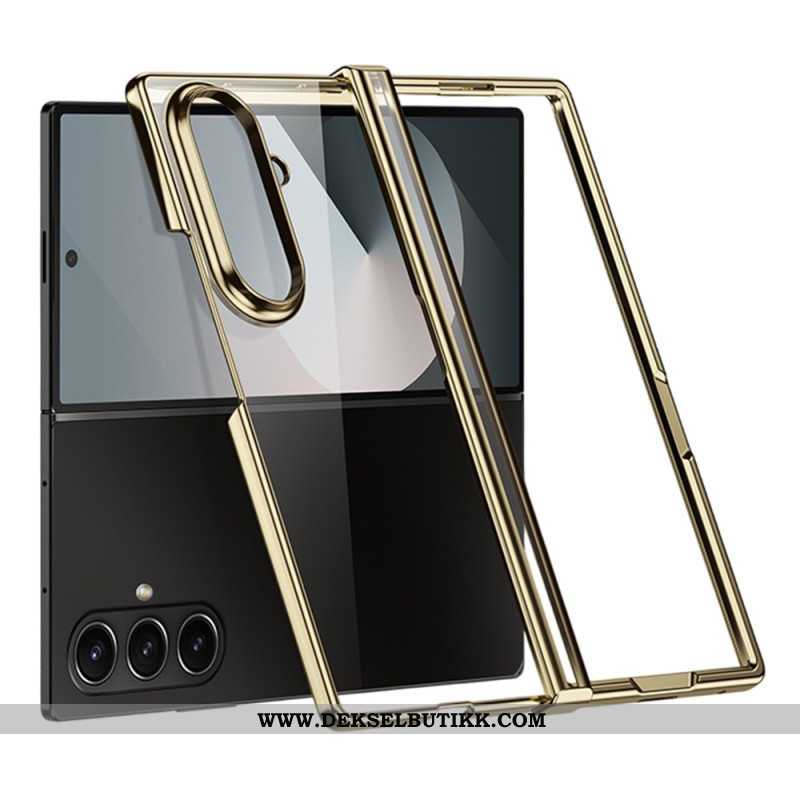 Deksel Samsung Galaxy Z Fold 7 Hengseldesign Med Metalleffekt