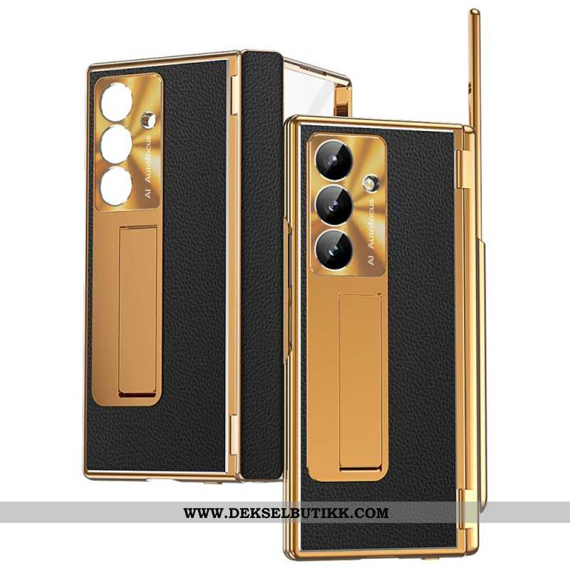 Deksel Samsung Galaxy Z Fold 7 Premium Design Med Hengselbeskytter Beskyttelse Deksel