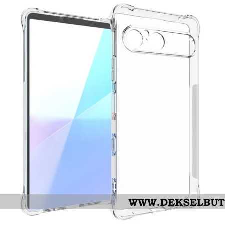 Deksel Sony Xperia 10 Vii Gjennomsiktig Med Forsterkede Hjørner Beskyttelse Deksel