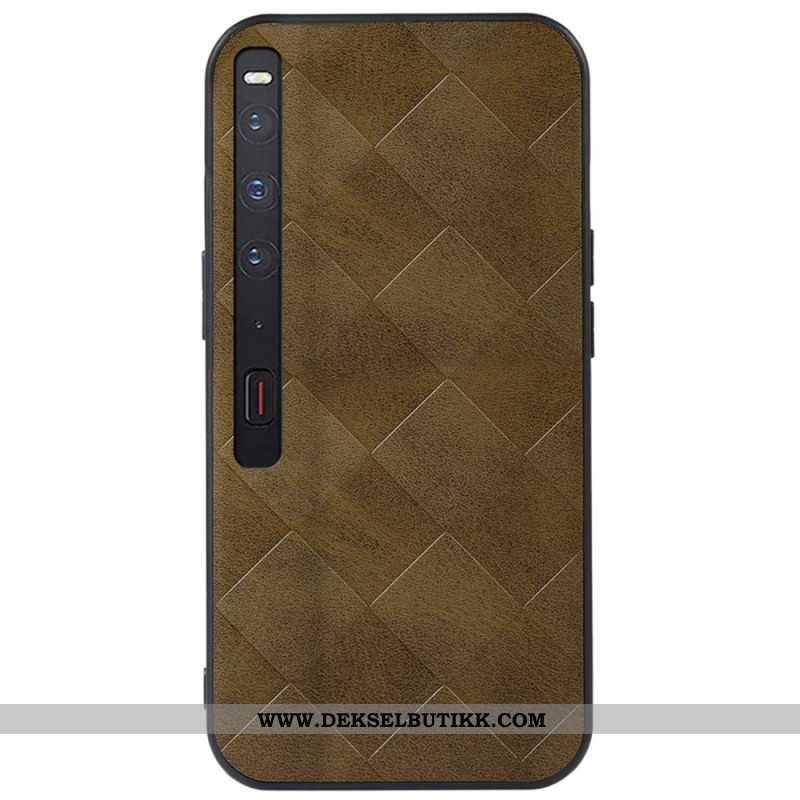 Deksel Til Huawei Mate XS 2 Rutemønster I Kunstskinn