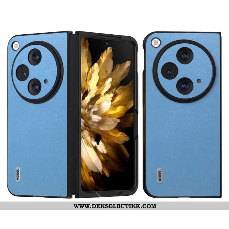 Deksel Til Oppo Find N3 Farget Skinn Abeel