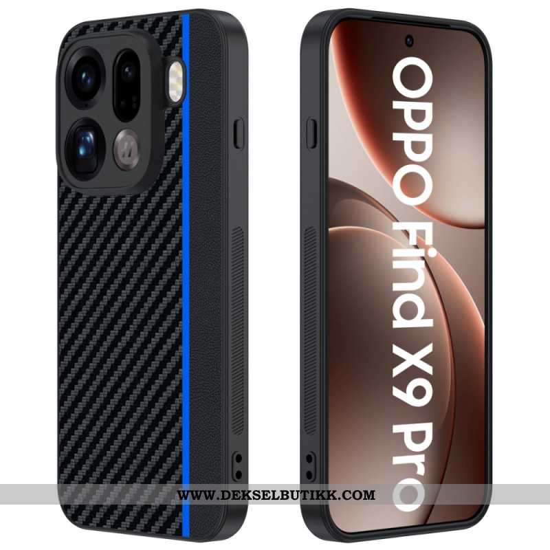 Deksel Til Oppo Find X9 Pro 5g Stiv Med Karbonfibertekstur