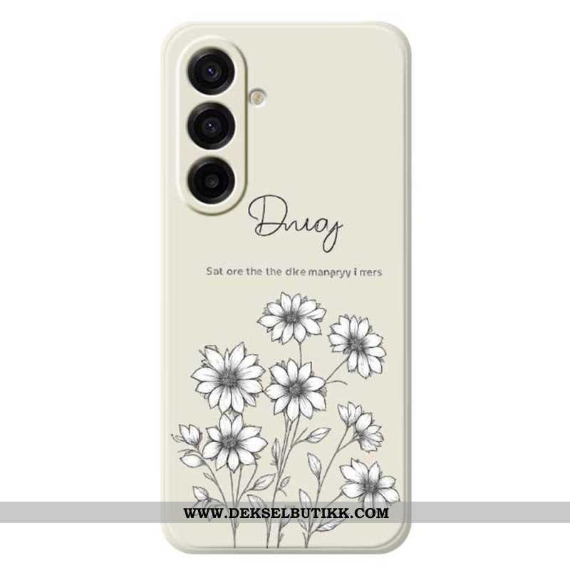 Deksel Til Samsung Galaxy A17 4g / 5g Grafiske Blomster