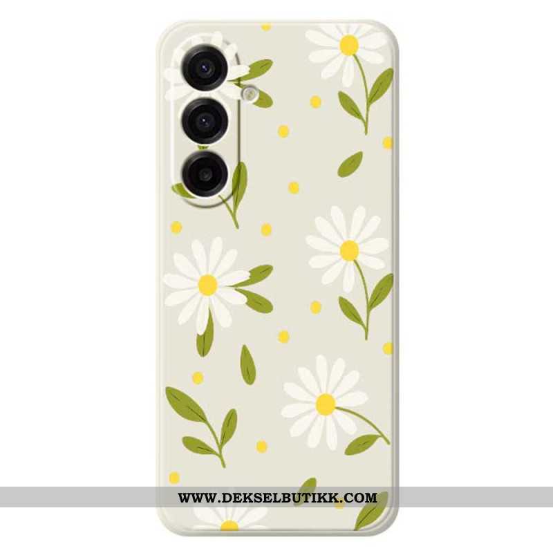 Deksel Til Samsung Galaxy A17 4g / 5g Hvite Blomster