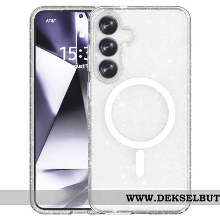 Deksel Til Samsung Galaxy S25 5g Glitterbakside Magsafe-kompatibel