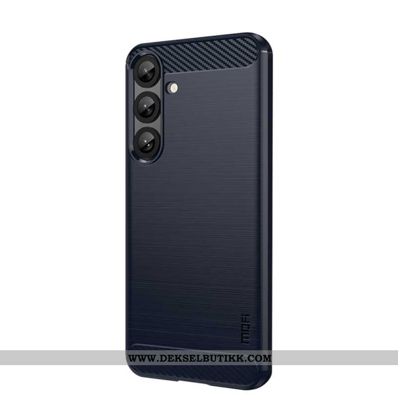 Deksel Til Samsung Galaxy S25 Plus 5g Børstet Karbonfiber Mofi