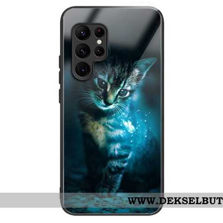 Deksel Til Samsung Galaxy S25 Ultra 5g Katt I Herdet Glass