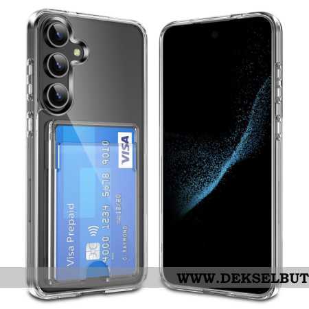 Deksel Til Samsung Galaxy S26 Plus Gjennomsiktig Med Kortholder