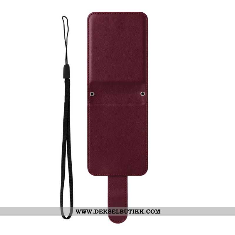 Deksel Til Samsung Galaxy Z Flip 7 Fe Kortholder Med Læreffekt