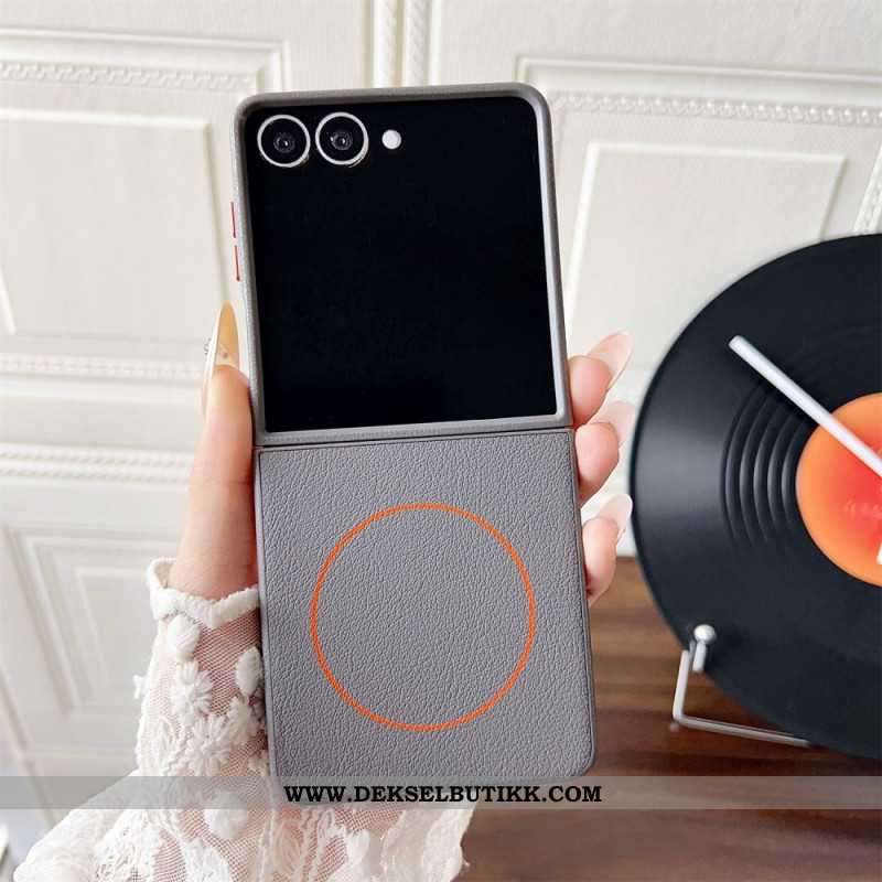 Deksel Til Samsung Galaxy Z Flip 7 Kompatibel Med Magsafe Orange Ring