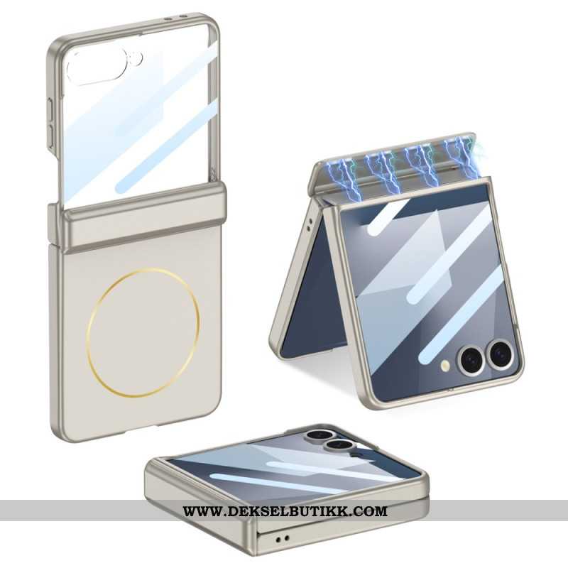 Deksel Til Samsung Galaxy Z Flip 7 Med Magnetisk Feste Hengselbeskytter Og Gkk-merking