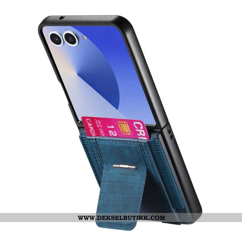 Deksel Til Samsung Galaxy Z Flip 7 Retro Holder Og Kortholder