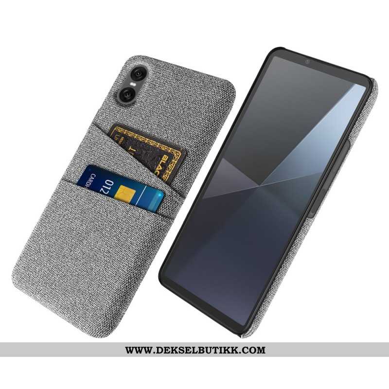 Deksel Til Sony Xperia 10 Vii Kortholder I Stoff