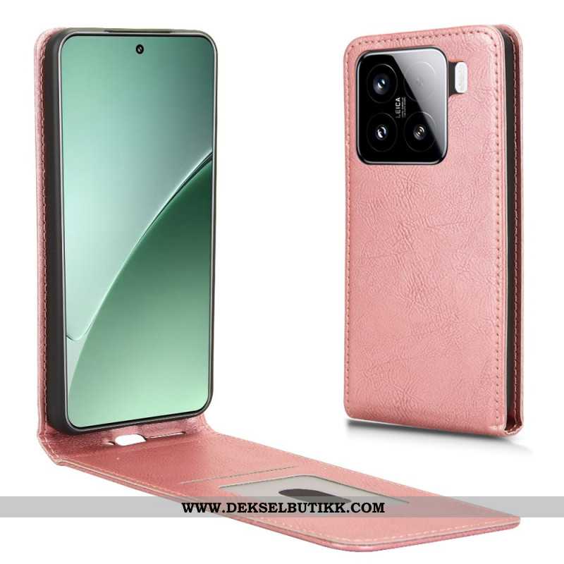 Deksel Xiaomi 15 Magnetisk Vertikalt Flippdeksel Beskyttelse Deksel