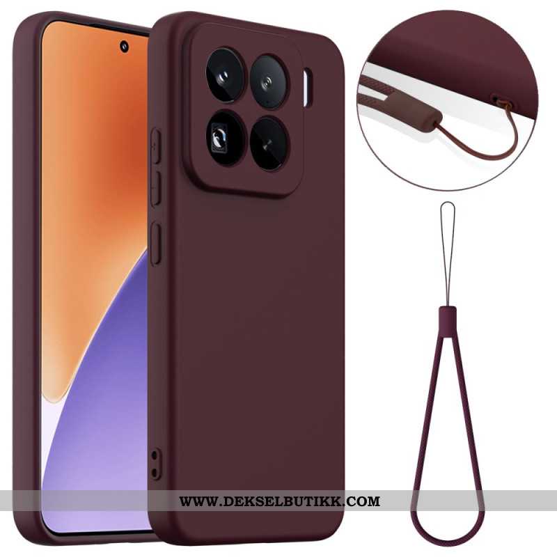 Deksel Xiaomi 15 Pro Magsafe-kompatibel Flytende Silikon Med Stropp Beskyttelse Deksel