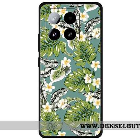 Deksel Xiaomi 15 Pro Mobildeksel Bananblader Og Gylne Blomster