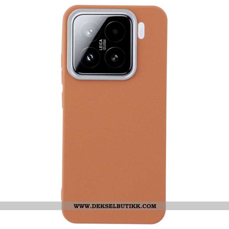 Deksel Xiaomi 15 Pro Mobildeksel Tekstur Av Kunstskinn